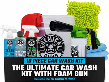 Chemical Guys 10-Piece Car Wash Kit with Foam Gun & Bucket