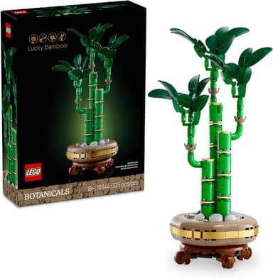 LEGO Botanicals Lucky Bamboo Set 10344 – Buildable Artificial Plant Home Décor for Adults