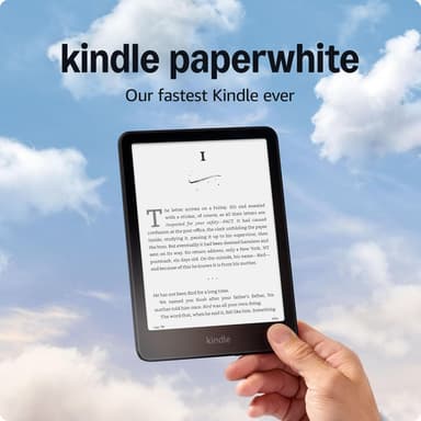 Amazon Kindle Paperwhite (Newest Model, 16GB) – Fastest Kindle with 7" Glare-Free Display & 12-Week Battery